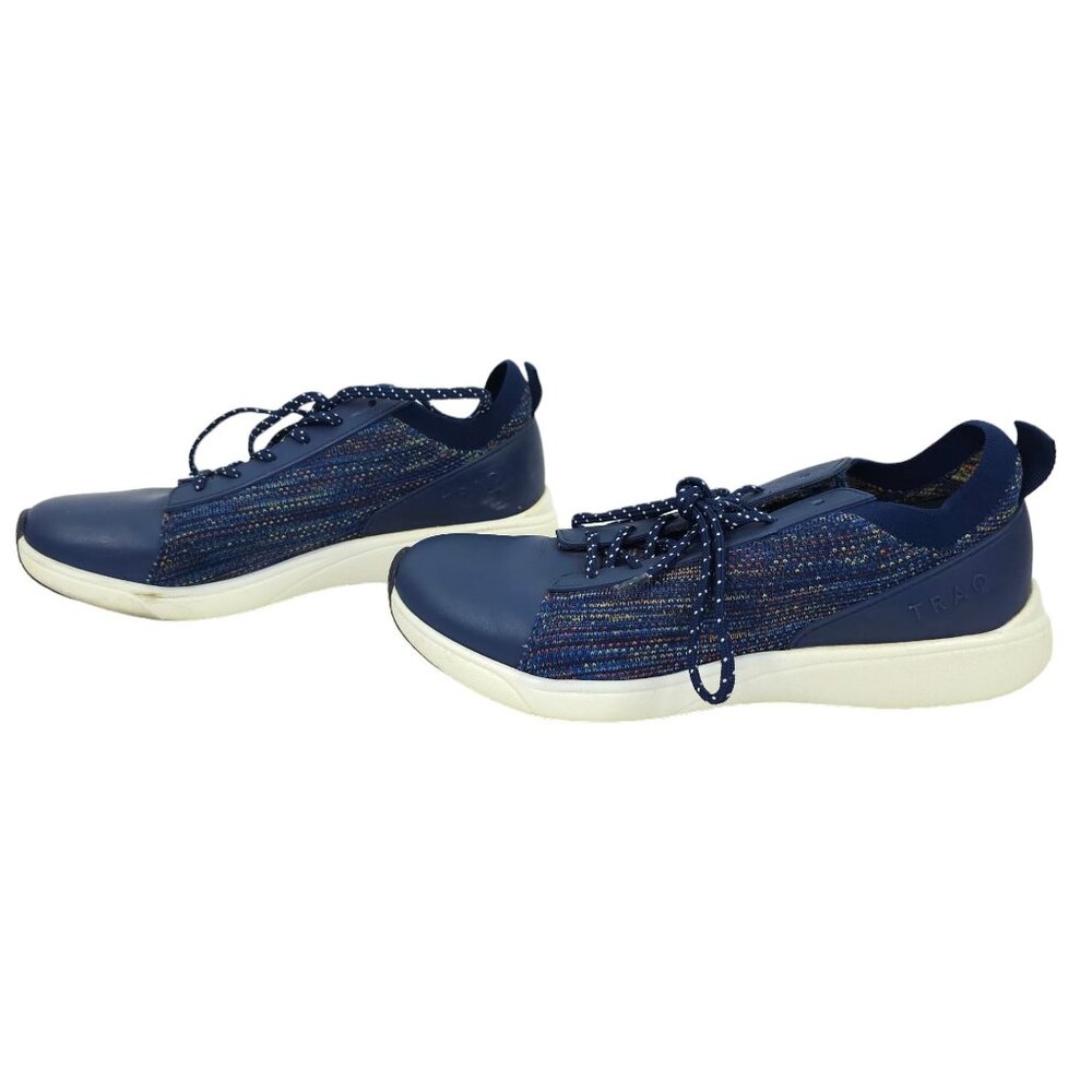 Alegria Traq Qest Navy Multi Sneakers Lace Up Blue Size 8 - 8.5 EU 38 QES-5470